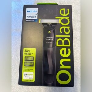 Philips Norelco OneBlade Trimmer - Black and Green